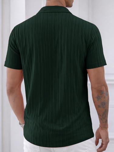 Image of Noble Monk Men's Polyester Regular Fit Solid Casual Shirt |Half Sleeve | |Stylish Shirt