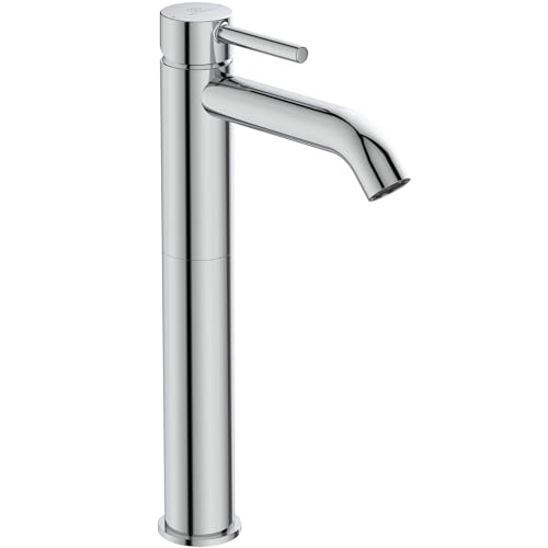Ideal Standard - Ceraline, Miscelatore monocomando per lavabo da appoggio su piano, Cromato