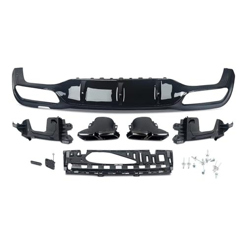 Diffuseur arrière et embouts d'échappement pour Benz W213 style AMG E63 jupe berline 16-20