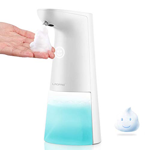 LAOPAO Soap Dispenser, Automatic Foaming Soap Dispenser Hand Free Countertop Soap Dispensers 240ml