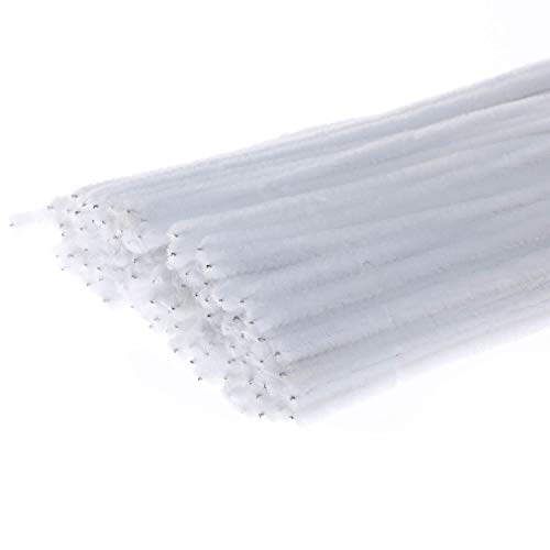 Factory Direct Craft Set of 1000 White Pipe Cleaners