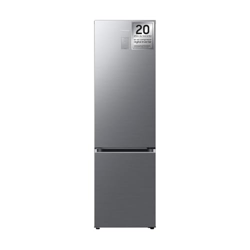 Frigorífico Combi Samsung con IA 203cm Twin Cooling Plus 387L Clase A Plata RB38C776ASR/EF