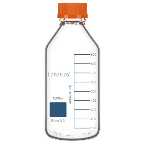 Verre borosilicaté Labasics pour flacon haute résistance de 1000 ml à filetage GL45