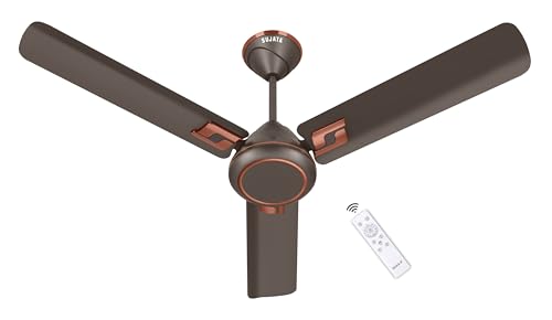 Image of Sujata Kinetica BLDC Ceiling Fan 1200mm | 3 Years Warranty | Ceiling Fan for Living Room & Bedroom, Remote Fans Ceiling Fans 5 Star BEE Rating, Powerful Airflow, Savings Upto 60% (Smoke Brown Copper)