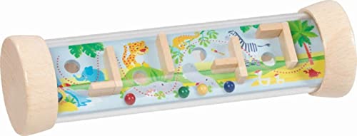 Goki - Patience Game with Marbles 3D Puzzles Multi-Coloured (56325), Multicoloured - Image 3