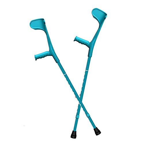 1 Par 2 Unidades Muletas Adultos, Muletas Médicas para Antebrazo, Bastones Plegables, Muletas Ajustables, para Adultos y Niños con Altura 140-190 cm Keep it in Mind