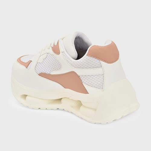 Image of Centrino Women Sneaker | Cushioned Insole for Comfort | Stylish Lace-Up Design | Perfect for Casual Outfit for Girls (9249)