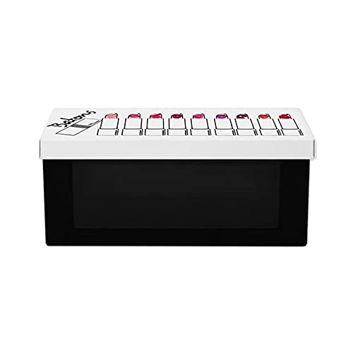 Caixa Meus Batons, GeGuton, Preto/Branco, Beauty