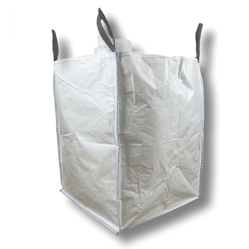 Bolsa grande 100 x 100 x 200 cm, 10 unidades | BigBags en diferentes versiones | SWL 1250 kg | Bolsa BigBag estable | Grandes bolsas Big Bag con asas de elevación | Bigpacks 100x100x200cm