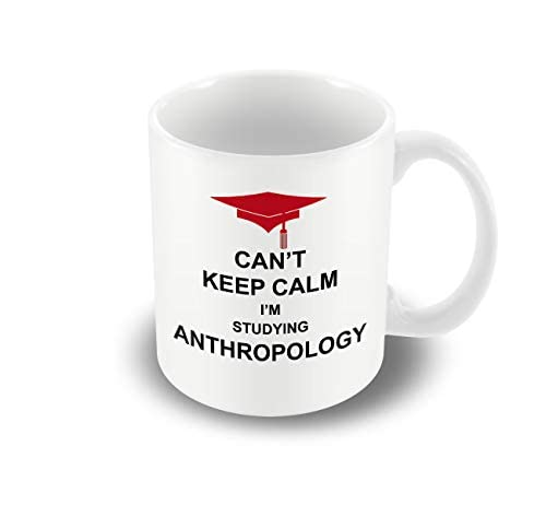 Image of Victorian Printing Co - Can't Keep Calm I'm Studying Anthropology Mug - Mug, Ceramic, 11fl.oz.