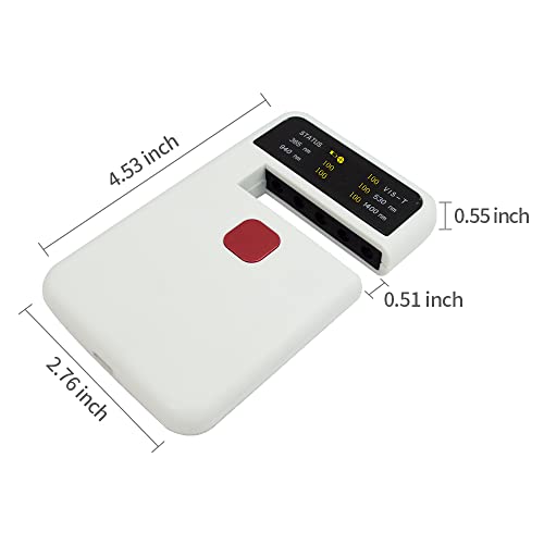 Transmittance Meter TH-220,Window Tint Meter, Measuring Transmittance of VLT(360-780nm),UV 365nm, VL 530nm,IR 940nm,IR 1400nm,Suitable for Car Solar Film,Glass