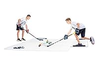 Hockey Revolution Hockey Tiles 8 Dryland Bodenfliesen (0,9 m2) – Glatte ineinandergreifende Trainingsfläche zum Aufkleben, Schießen, Vorbeigehen – geeignet für den Innen- und Außenbereich