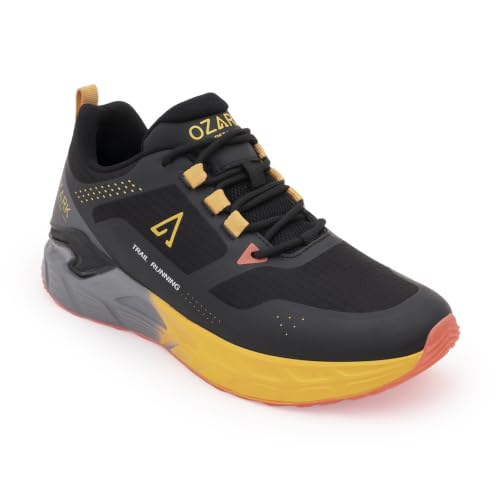 Image of Ozark Trail Running Shoes for Men in Black & Blue | Low-Cut Outdoor