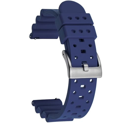 Correa reloj flúor suave de 24mm flexible que no atrapa polvo ni sudor