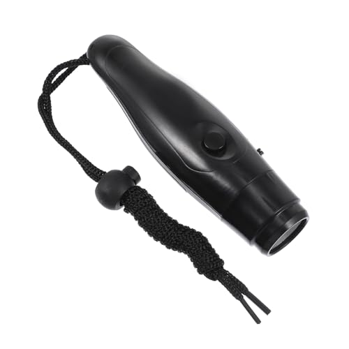 Silbato electrónico para árbitro con cintita de ABS negro miniatura 1