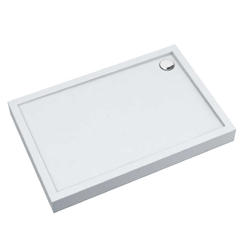 AQUABAD Duschwanne/Duschtasse | Ultima mit LeakProtect Technologie Smooth White 70x120cm Rechteck