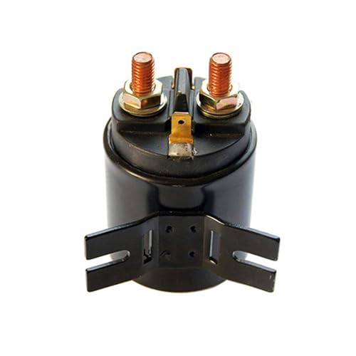 TopHomer Relais solénoïde de démarreur à 2 bornes 12 V 200 A, interrupteur magnétique universel pour chariot...