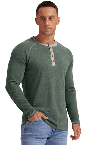Sailwind Mens Henley Long/Short Sleeve T-Shirt Cotton Casual Shirt4