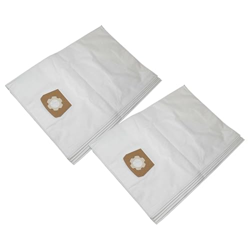 vhbw 10x bolsa compatible con Kärcher NT 35/1 Tact BS, NT 35/1 Tact, NT 35/1 Tact Te aspiradora - capacidad de 30 l 43,5 cm x 32 cm blanco