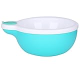Kidsmile Baby Food Keep Warming Feeding Bowl, Toddler Feeding Containers with Water Chamber and Heat Preservation Layer, Pour in Hot Water Funnel to Keep Food Warm or Cold in Home or Travel, Blue