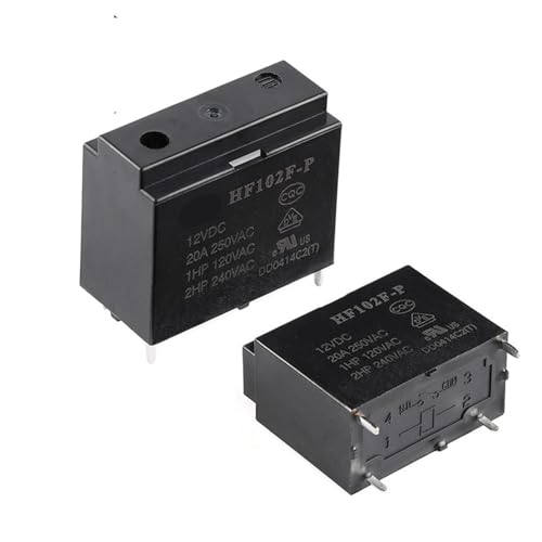 Relé HF102F-P-12VDC para automatizar la climatización y los electrodomésticos
