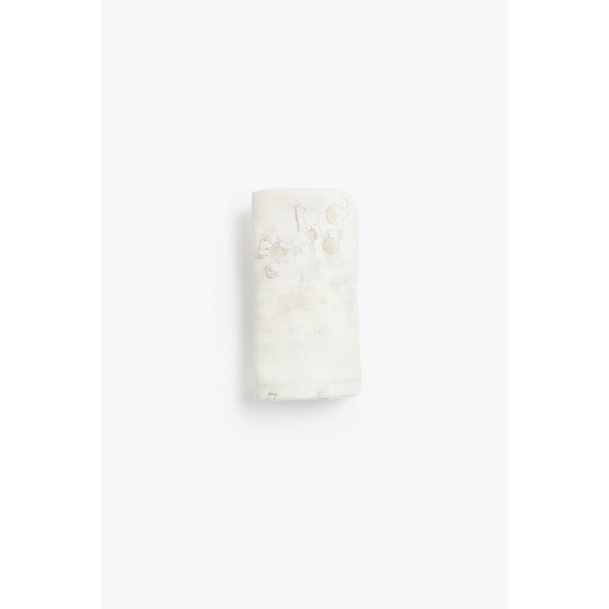 MothercareMOTHERCARE Baby Dancing Band Luxury Muslin Blanket Nautral