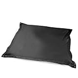 Pushbag Kindersitzsack, 100% Polyester, Schwarz, 170 x 140 cm