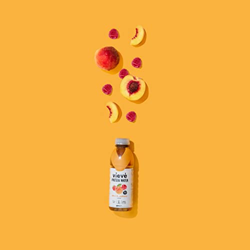 Vieve Protein Water 6x500ml - Peach & Raspberry | 20g Protein, Sugar Free, Fat Free & Dairy Free | A Ready to Drink Alternative to Protein Powders & Shakes | 6 Pack - Image 4