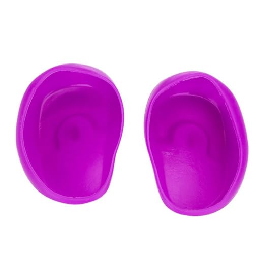XIAOJINGQINGAQ Hair Dye Earmuffs Ear Protectors Ear Cover Salon Hair Dye Barber Shop Anti-Staining Earmuffs Protect for Hair Dying Supplies