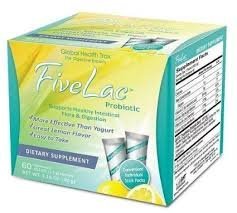 Global Health Trax Inc. – Fivelac Five Lac Probiotic Cleanse Candida Defense 2 Boxes (120 packs)