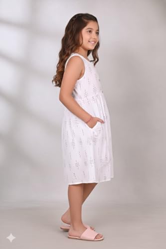 Image of VIKITA 2017 Girls Embroidery Cotton Long Sleeve Flower Dresses LH5460 for 1-8 Years ?-