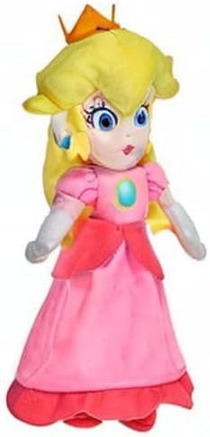 WHITEHOUSE LEISURE Super Mario Bros - Peluche Princesa Peach 35cm Calidad Super Soft
