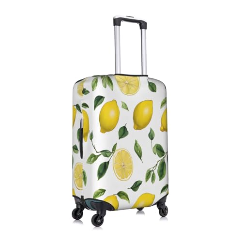 Fresh Tropical Lemon Print Suitcase Cover Luggage Covers For Suitcase Elastic Luggage Covers Suitcase Protector 18-32 Inch3