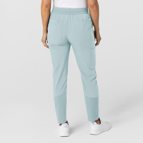 Image of Wink W123 Women's Flex-n-Reach Track Scrub Pant, Black, Large Petite