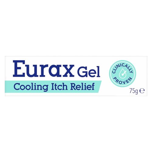 Eurax Cooling Itch Relief Gel For Dry Itchy and Irritated Skin Instant Cooling Hydrates and Soothes Reduces the Urge to Scratch Clinically Proven 1 x 75g