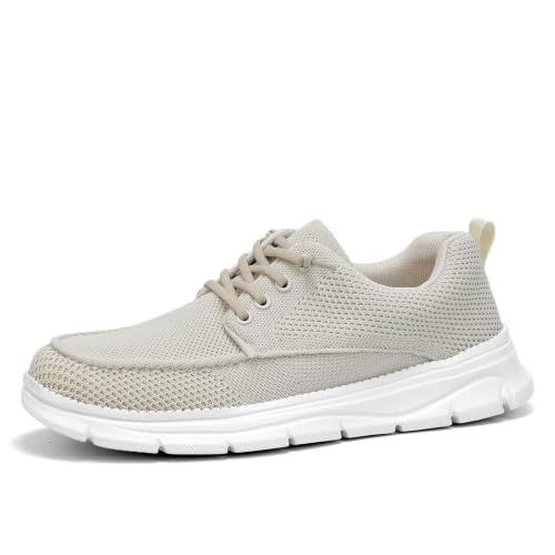 Image of Mens Casual Slip-on Loafers Shoes Non Slip Boat Shoes Sneakers Mesh Business Oxfords Work Driving Lightweight Comfortable Soft Sole Walking