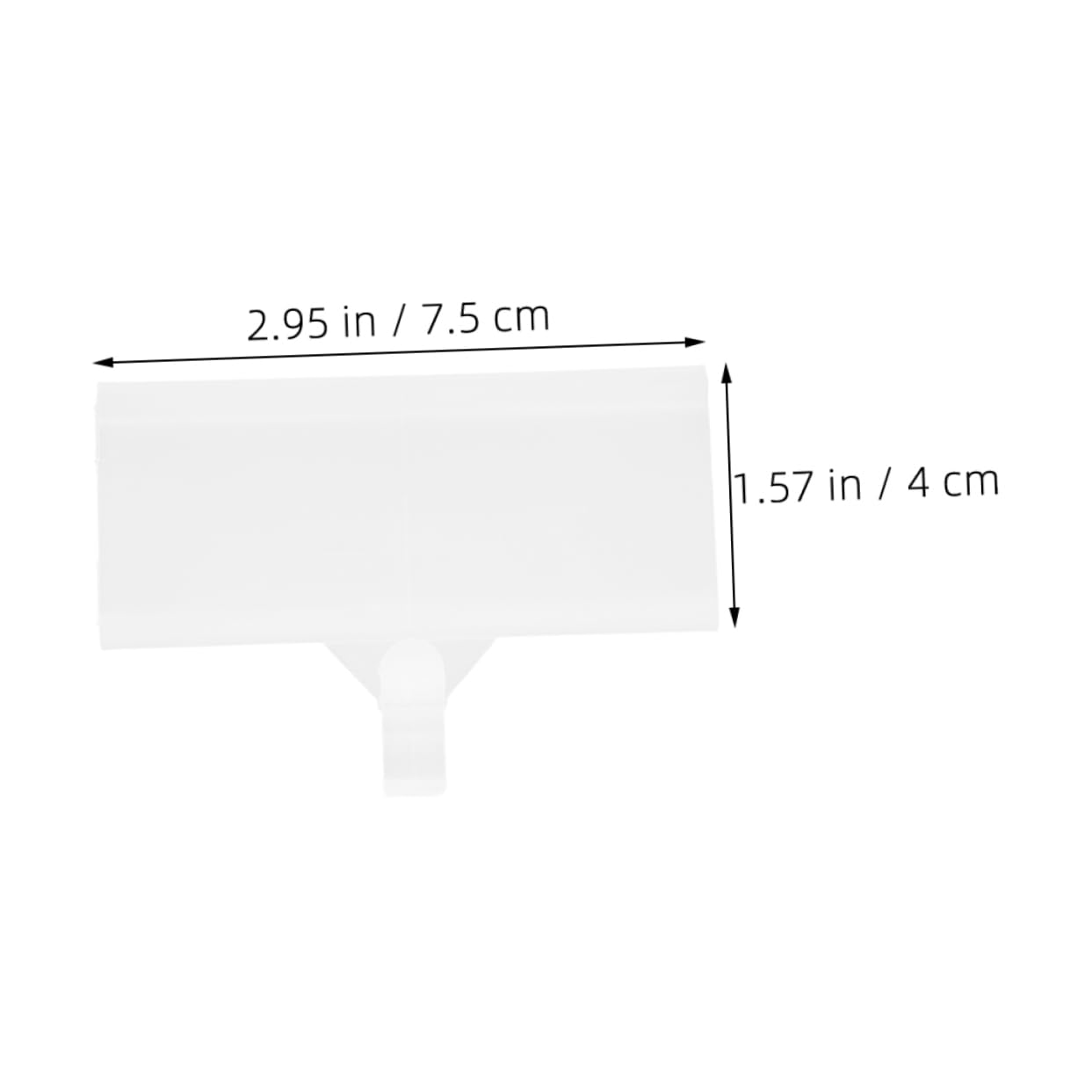 STOBAZA Supermarket Tag Holders 30pcs Plastic Shelf Tag Strips Clip Design for Easy Display