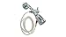 Oral Breeze ShowerBreeze Water Jet Dental Irrigator, Easy Shower Installation, Treats Gum Disease Naturally, Use 15 Seconds Daily