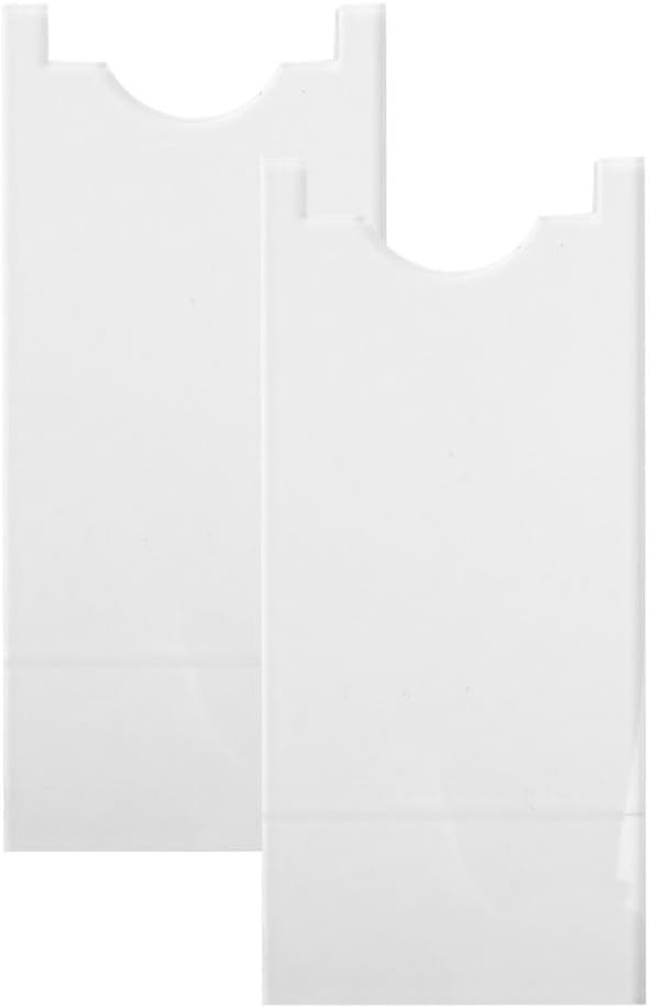 Clear Couch and Bed Stopper 2-Pack, Invisible Acrylic Wall Spacer for Fire Safety and Outlet Access, Furniture Gap Protector for Sofa, Bed, and Cabinet