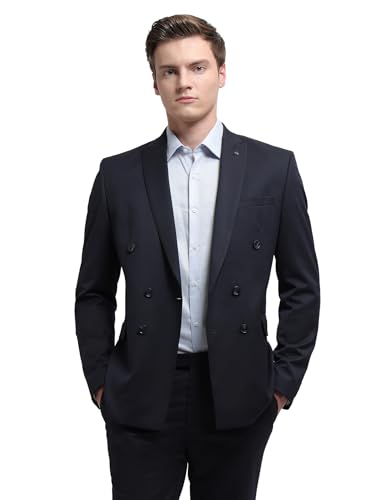 Image of Arrow Men's Dobby Body Tailored Fit Suit