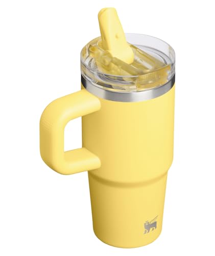Image of STANLEY Quencher ProTour Flip Straw Tumbler with Leakproof Lid 14 oz | Built-In Straw & Handle | Cupholder Compatible for Travel | Insulated Stainless Steel Cup | BPA-Free | Daffodil