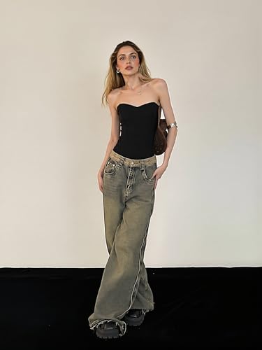 Y2K Overbust Corset Top | Adjustable Zipper & Fishbone Boning | Clubwear Dates Lingerie2