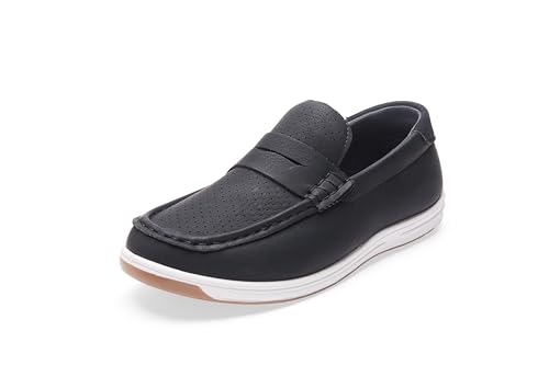 Image of Boys Loafers Kids Casual Boat Shoes School Boys Dress Shoes