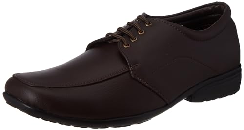 BATA Men's Black Oxford Classic Lace-Up Dress Shoes | Comfortable Leather Formal Shoes for Men | Church, Wedding, Office & Daily Wear | Men's Casual Dress Sneakers Shoes, Wide Derby Fit