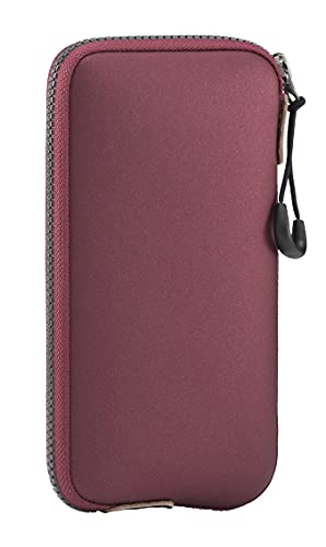OneJoy Funda para teléfono ,con correa para el hombro o para cinturón, móvil M tamaño 160x80x12mm, 002 burdeos Cover