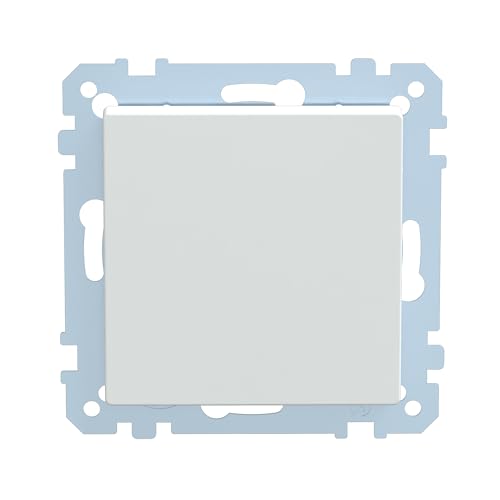 Schneider Electric Merten Blindabdeckung, System M, polarweiss glänzend, Artikelnummer 391619