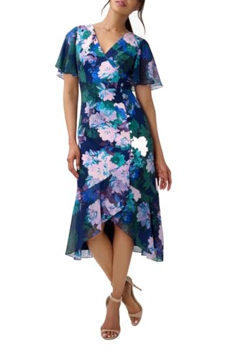 Image of Adrianna Papell Women's Floral Print Button Dress
