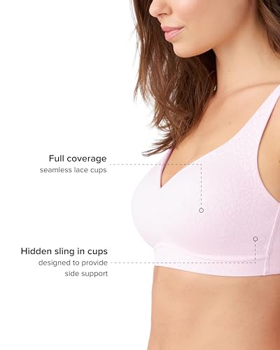 Image of Wacoal Women's Inside Job Unlined Full Coverage Wire Free Bra, 852345