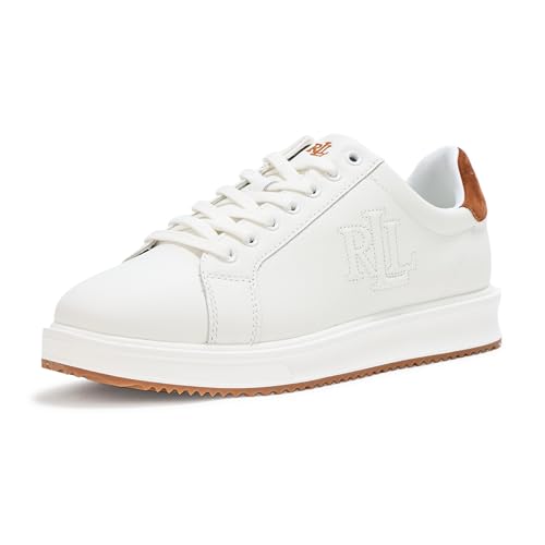 Lauren Ralph Lauren Women's Ainsley Two-Tone Leather & Suede Sneaker