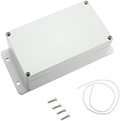 NiceDD Plastic Junction Box, Wire Cable Connection Enclosure, Dustproof Junction Box,Waterproof Junction Project Box, ABS IP65 Electronic Enclosure Adaptable Enclosure Project Box (151*83*60mm)
